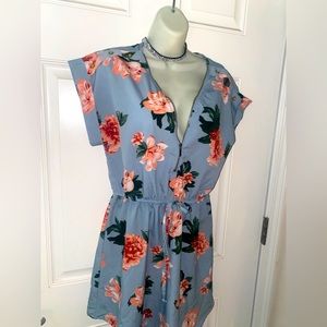 Floral mini event dress